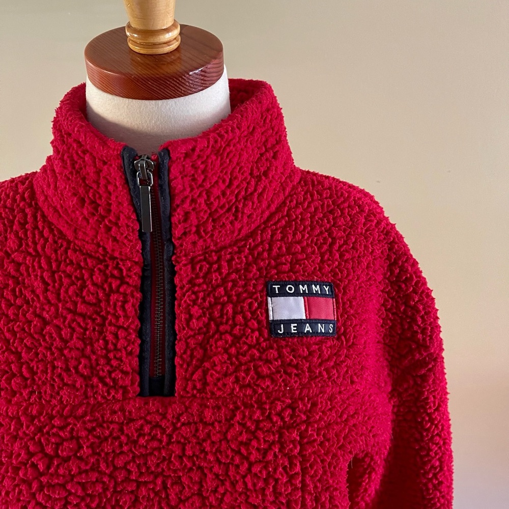 Vintage Tommy Jeans Women Fleece Jacket M